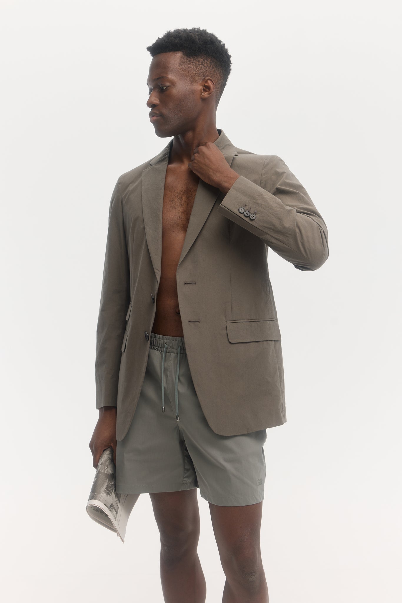 Short de bain Sauge