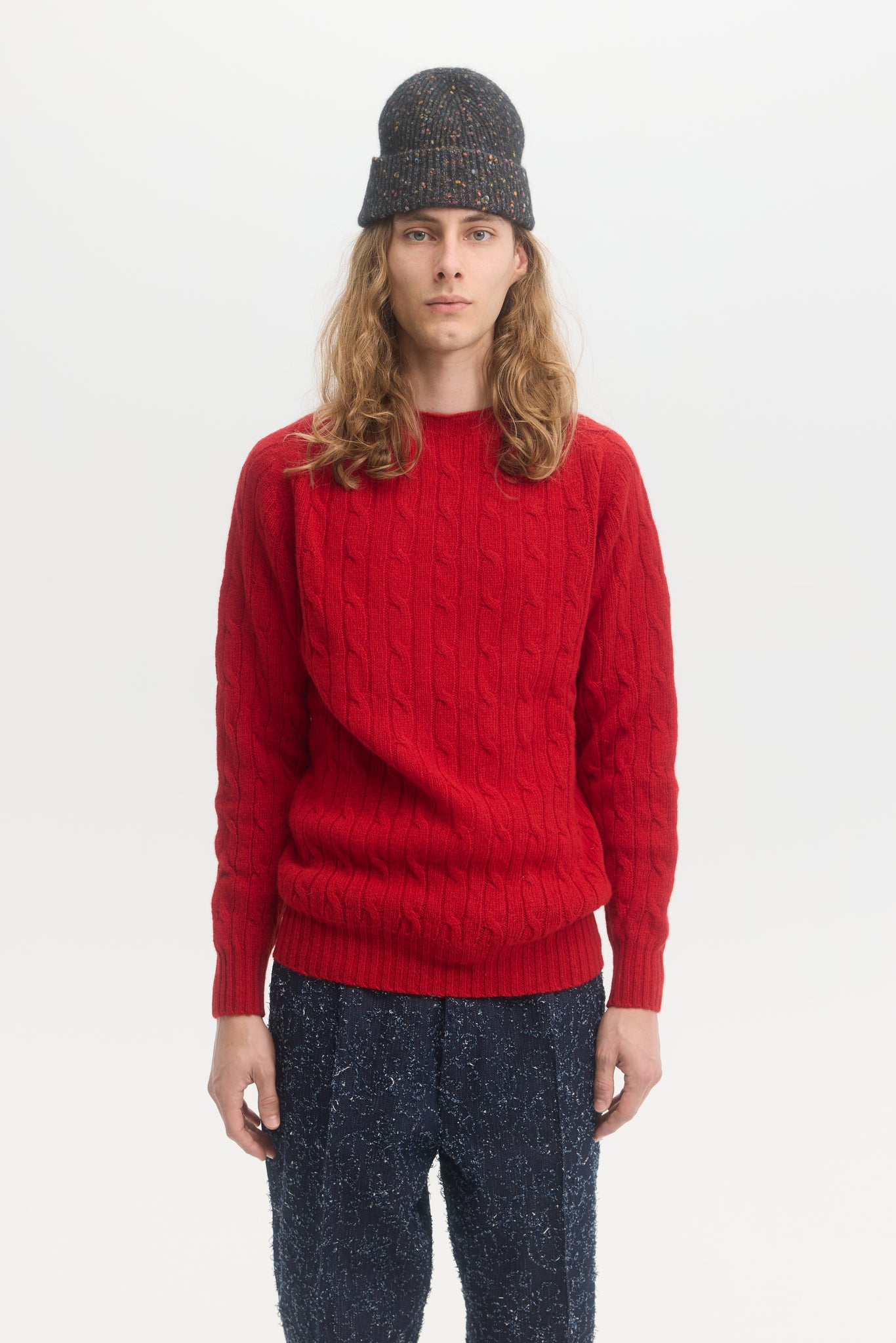 Pull en laine à cable Cardinal