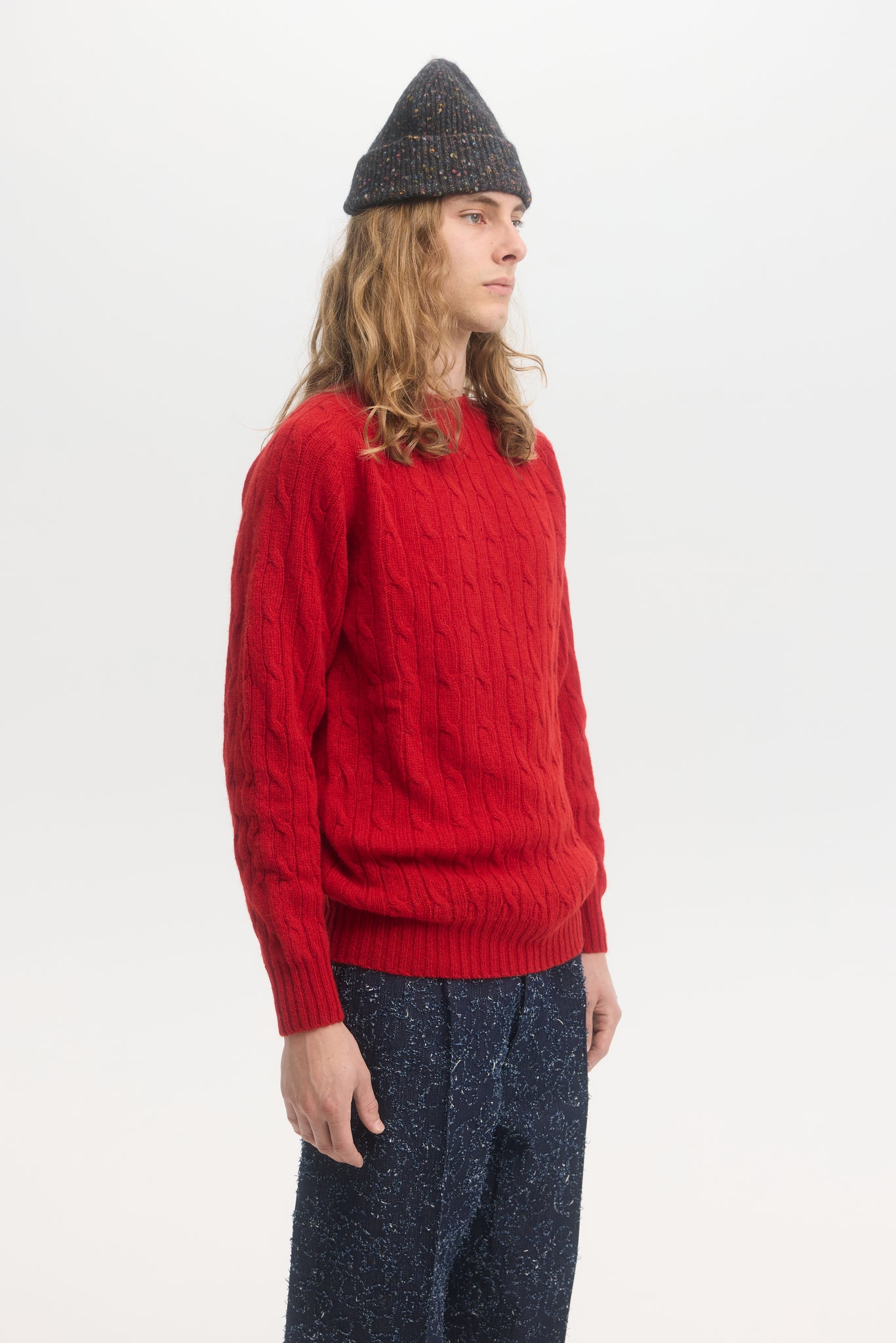 Pull en laine à cable Cardinal