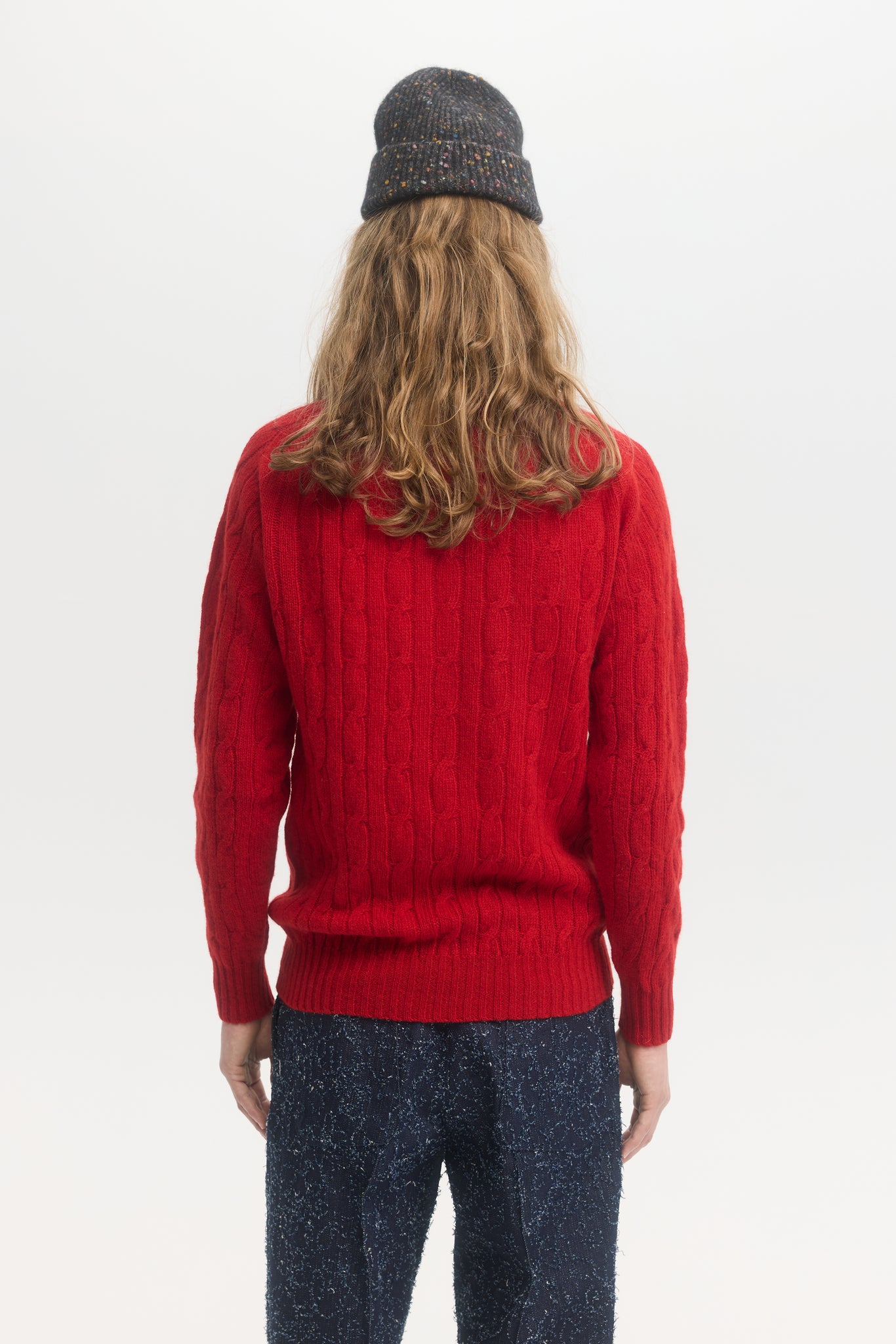 Pull en laine à cable Cardinal